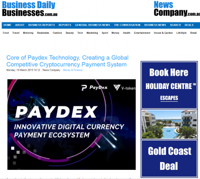 Paydex推出去中心化支付解决方案 引发全球媒体圈关注