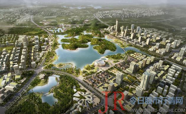 将无公园都会示范区打构成为“一面云山、三面秀城、城在园中、城园融合”的5A级都会景区